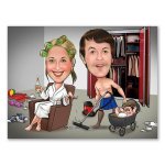 Bild von   erstellung karikatur geteiltejpg | fotogeschenkideende 🎀 Geschenke mit eigenem Foto Motiv o Text