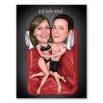 Bild von   erstellung karikatur festhaltejpg | fotogeschenkideende 🎀 Geschenke mit eigenem Foto Motiv o Text