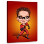 Bild von   erstellung karikatur superheldjpg | fotogeschenkideende 🎀 Geschenke mit eigenem Foto Motiv o Text