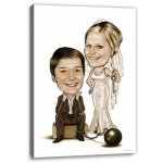 Bild von   erstellung karikatur angekettejpg | fotogeschenkideende 🎀 Geschenke mit eigenem Foto Motiv o Text
