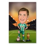 Bild von   erstellung karikatur fussballjpg | fotogeschenkideende 🎀 Geschenke mit eigenem Foto Motiv o Text