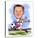 Bild von   erstellung karikatur fissballjpg | fotogeschenkideende 🎀 Geschenke mit eigenem Foto Motiv o Text