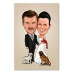 Bild von   erstellung karikatur hochzeitjpg | fotogeschenkideende 🎀 Geschenke mit eigenem Foto Motiv o Text