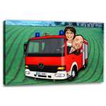 Bild von   erstellung karikatur feuerwehrjpg | fotogeschenkideende 🎀 Geschenke mit eigenem Foto Motiv o Text