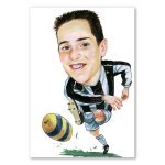 Bild von   erstellung karikatur footballjpg | fotogeschenkideende 🎀 Geschenke mit eigenem Foto Motiv o Text