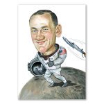 Bild von   erstellung karikatur astronautjpg | fotogeschenkideende 🎀 Geschenke mit eigenem Foto Motiv o Text