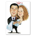 Bild von   erstellung karikatur getragenejpg | fotogeschenkideende 🎀 Geschenke mit eigenem Foto Motiv o Text
