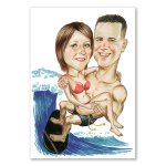 Bild von   erstellung karikatur von wellejpg | fotogeschenkideende 🎀 Geschenke mit eigenem Foto Motiv o Text