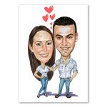 Bild von   erstellung karikatur wir zweijpg | fotogeschenkideende 🎀 Geschenke mit eigenem Foto Motiv o Text