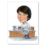 Bild von   erstellung karikatur backen aujpg | fotogeschenkideende 🎀 Geschenke mit eigenem Foto Motiv o Text