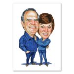 Bild von   erstellung karikatur paar in bjpg | fotogeschenkideende 🎀 Geschenke mit eigenem Foto Motiv o Text