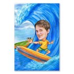 Bild von   erstellung karikatur luferinjpg | fotogeschenkideende 🎀 Geschenke mit eigenem Foto Motiv o Text