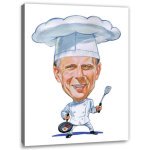 Bild von   erstellung karikatur koch cdijpg | fotogeschenkideende 🎀 Geschenke mit eigenem Foto Motiv o Text