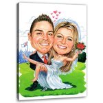 Bild von   erstellung karikatur hochzeitjpg | fotogeschenkideende 🎀 Geschenke mit eigenem Foto Motiv o Text