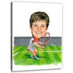 Bild von   erstellung karikatur tennisquejpg | fotogeschenkideende 🎀 Geschenke mit eigenem Foto Motiv o Text
