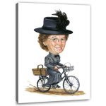 Bild von   erstellung karikatur dame aufjpg | fotogeschenkideende 🎀 Geschenke mit eigenem Foto Motiv o Text