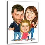 Bild von   erstellung karikatur familiejpg | fotogeschenkideende 🎀 Geschenke mit eigenem Foto Motiv o Text