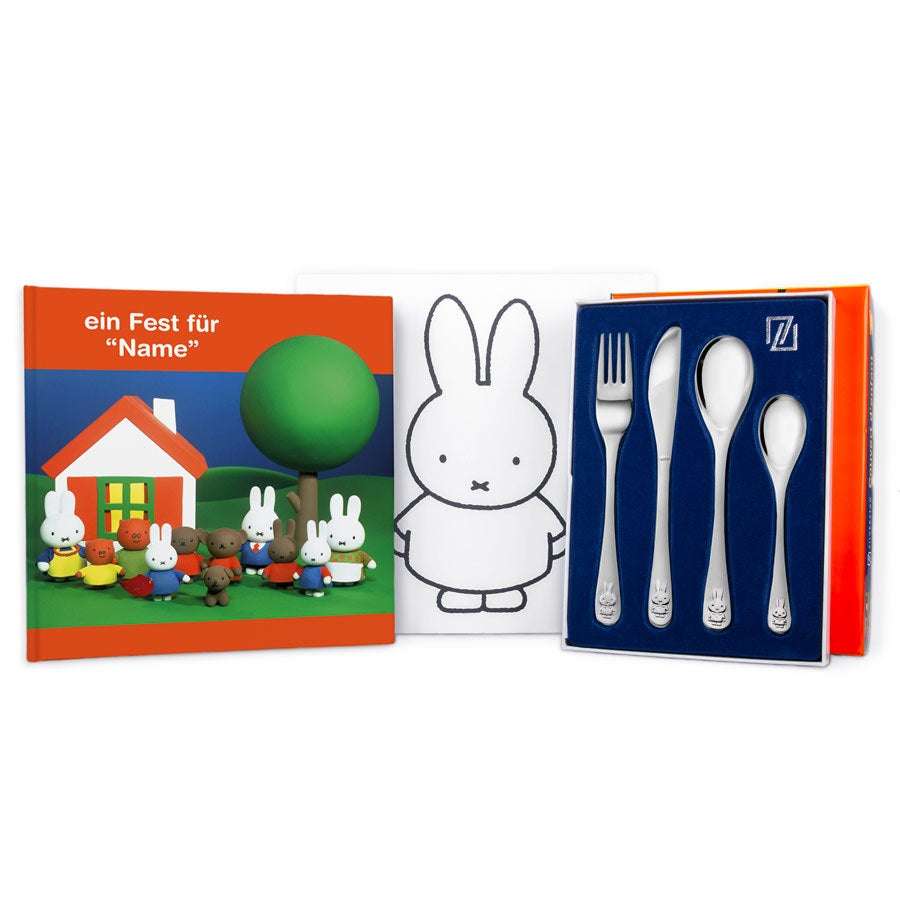 Bild von   miffy geschenkset kinderbestecjpg | fotogeschenkideende 🎀 Geschenke mit eigenem Foto Motiv o Text