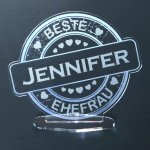 Bild von   acryl button mit namensgravurjpg | fotogeschenkideende 🎀 Geschenke mit eigenem Foto Motiv o Text