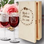 Bild von   rotweinglaeser zur hochzeit hpng | fotogeschenkideende 🎀 Geschenke mit eigenem Foto Motiv o Text