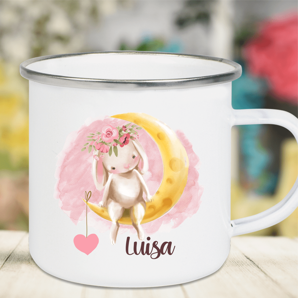 Bild von   emailletasse fuer kinder mit dpng | fotogeschenkideende 🎀 Geschenke mit eigenem Foto Motiv o Text