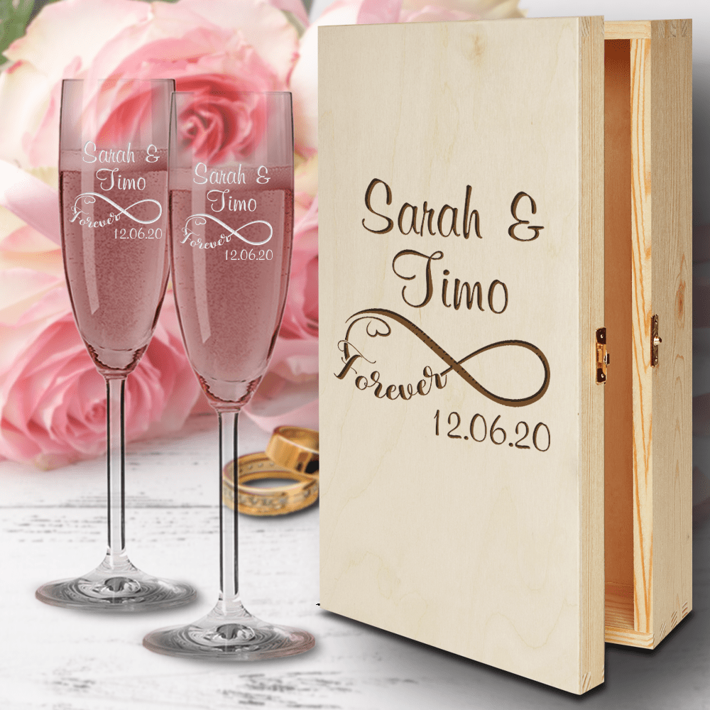 Bild von   sektglaeser set leonardo mit gpng | fotogeschenkideende 🎀 Geschenke mit eigenem Foto Motiv o Text
