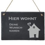 Bild von   tuerschild schiefer mit deinenjpg | fotogeschenkideende 🎀 Geschenke mit eigenem Foto Motiv o Text