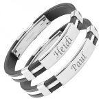 Bild von   partner armbander kordel weiajpg | fotogeschenkideende 🎀 Geschenke mit eigenem Foto Motiv o Text