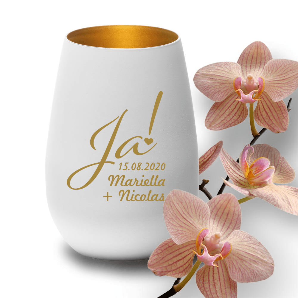 Bild von   windlicht mit gravur weiss golpng | fotogeschenkideende 🎀 Geschenke mit eigenem Foto Motiv o Text