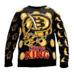 Bild von   pullover crypto king bitcoinjpg | fotogeschenkideende 🎀 Geschenke mit eigenem Foto Motiv o Text