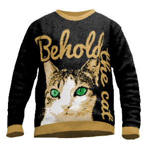 Bild von   katzen strickpulloverjpg | fotogeschenkideende 🎀 Geschenke mit eigenem Foto Motiv o Text