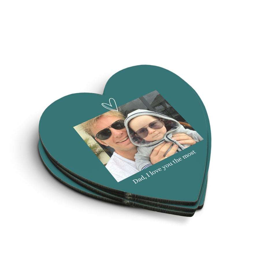 Bild von   untersetzer mit foto herzjpg | fotogeschenkideende 🎀 Geschenke mit eigenem Foto Motiv o Text