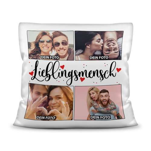 Bild von   kissen fotocollage lieblinjpg | fotogeschenkideende 🎀 Geschenke mit eigenem Foto Motiv o Text
