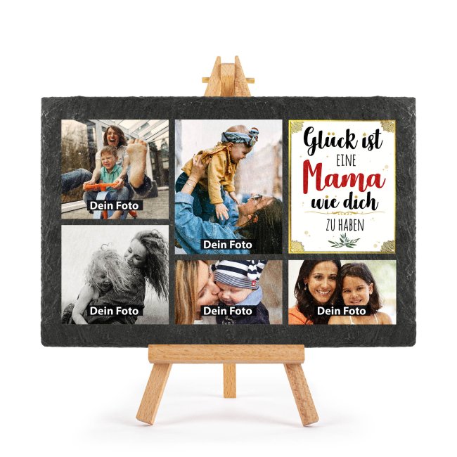Bild von   schieferplatte fuer mama mit fjpg | fotogeschenkideende 🎀 Geschenke mit eigenem Foto Motiv o Text
