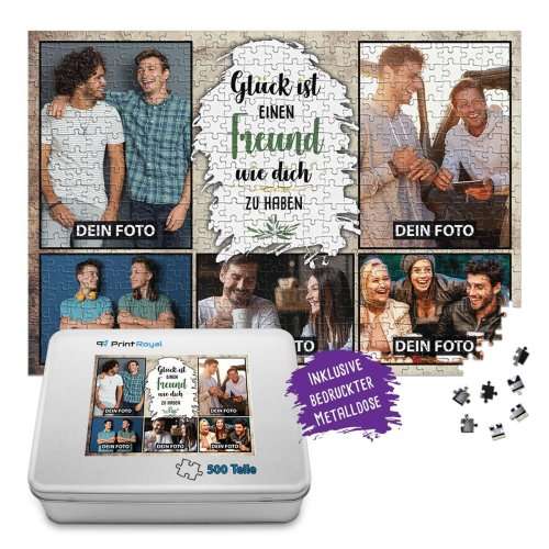 Bild von   foto puzzle fuer den freundjpg | fotogeschenkideende 🎀 Geschenke mit eigenem Foto Motiv o Text