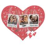 Bild von   herz puzzle mit drei fotos undjpg | fotogeschenkideende 🎀 Geschenke mit eigenem Foto Motiv o Text