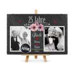 Bild von   schiefertafel mit fotos zur sijpg | fotogeschenkideende 🎀 Geschenke mit eigenem Foto Motiv o Text