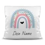 Bild von   namenskissen regenbogen blumjpg | fotogeschenkideende 🎀 Geschenke mit eigenem Foto Motiv o Text
