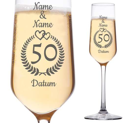Bild von   sektglas mit gravur goldenejpg | fotogeschenkideende 🎀 Geschenke mit eigenem Foto Motiv o Text