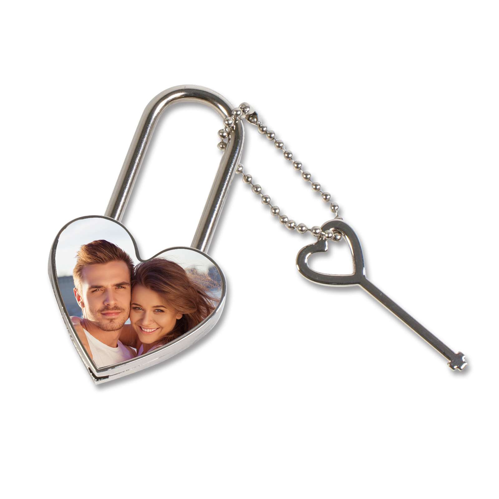Bild von   liebesschloss in herzform mitjpg | fotogeschenkideende 🎀 Geschenke mit eigenem Foto Motiv o Text