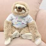 Bild von   faultier kuscheltier mit namjpg | fotogeschenkideende 🎀 Geschenke mit eigenem Foto Motiv o Text