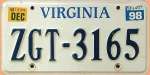 Bild von   us nummernschild virginia orjpg | fotogeschenkideende 🎀 Geschenke mit eigenem Foto Motiv o Text