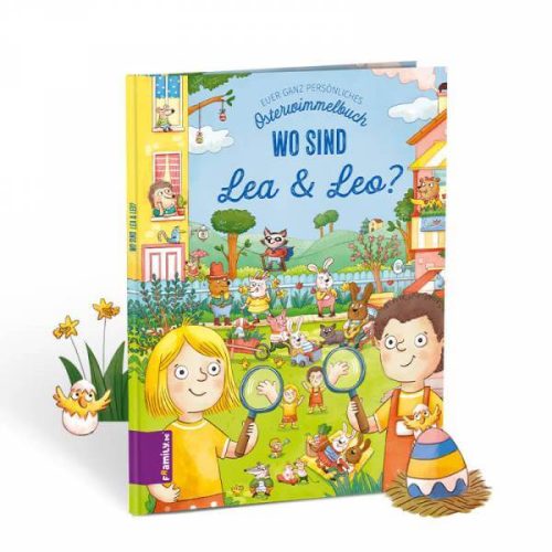 Osterwimmelbuch für Geschwister