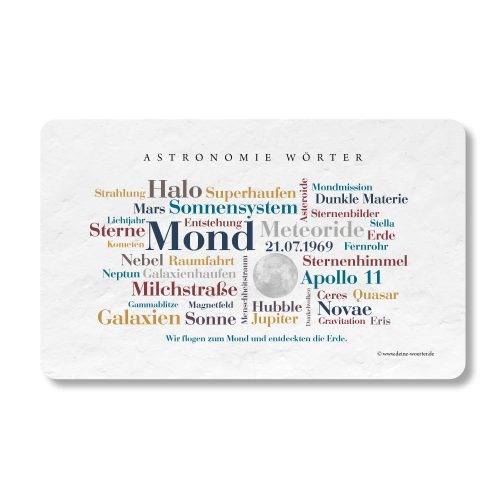 Frühstücksbrettchen Astronomie Wörter