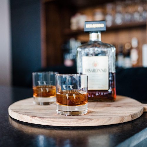 Likörglas mit Gravur - 4 Stück