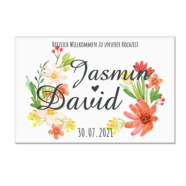 Bild von   geschenk zur hochzeit acrypljpg | fotogeschenkideende 🎀 Geschenke mit eigenem Foto Motiv o Text