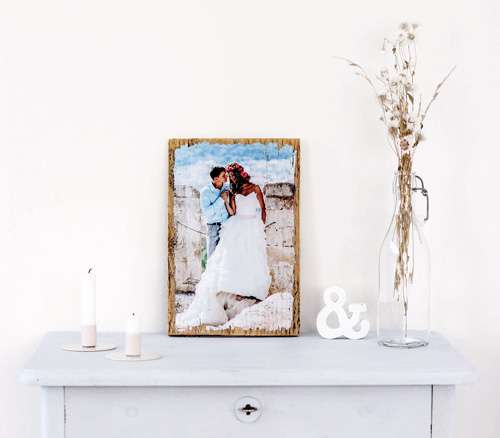 Bild von   dein foto auf holz gedrucktjpg | fotogeschenkideende 🎀 Geschenke mit eigenem Foto Motiv o Text