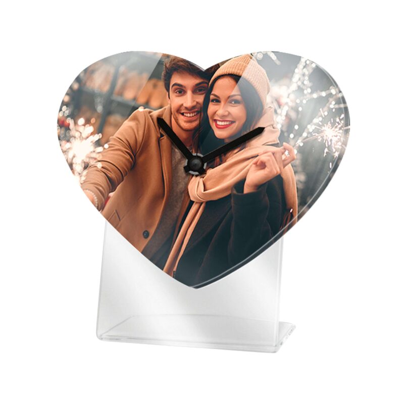 Bild von   wecker mit foto herz fotoujpg | fotogeschenkideende 🎀 Geschenke mit eigenem Foto Motiv o Text