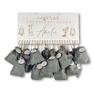 Bild von   adventskalender mit wunschnamejpg | fotogeschenkideende 🎀 Geschenke mit eigenem Foto Motiv o Text