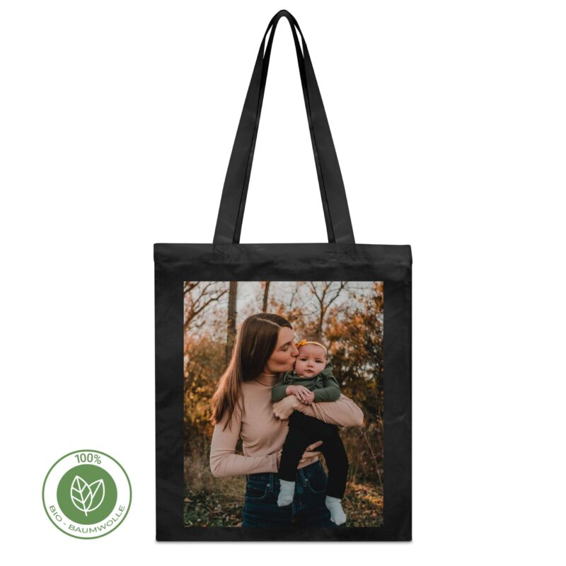 Bild von   bio stoffbeutel bedrucken mitjpg | fotogeschenkideende 🎀 Geschenke mit eigenem Foto Motiv o Text